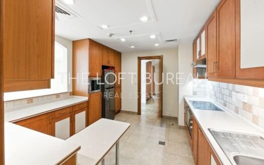 HUGE 3 BR+Maid+Balcony|Marina View|Title Deed