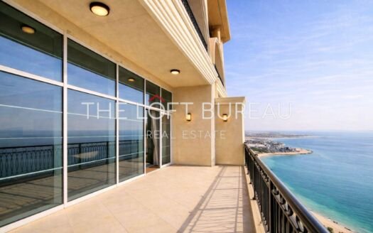 Sea View 3BK+Maid Penthouse | Bills Included