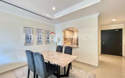 MODERN 1 BR + OFFICE I 2 BALCONIES I SIDE SEA VIEW