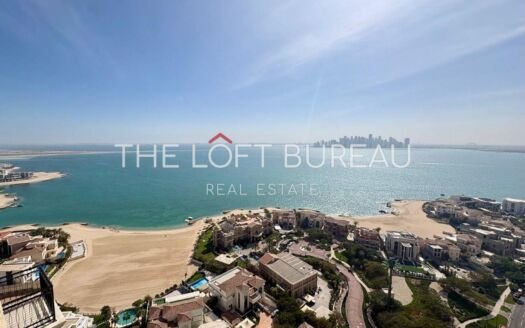 FF 3BR + Maid | Penthouse with Stunning Sea Views