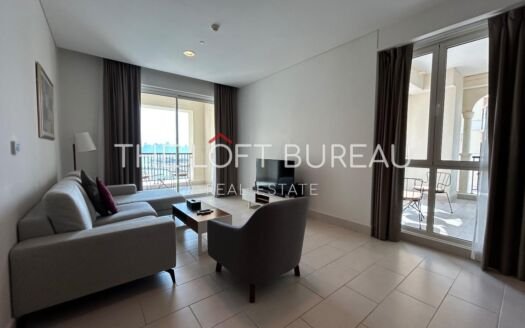 2 Bedroom| Sea view| Fully furnished| Viva Bahriya