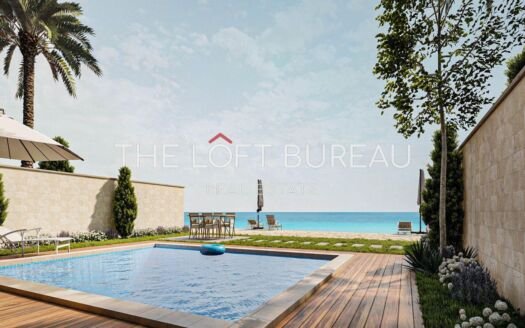 Luxury 5BR Beach View Villa In Qetaifan Island .