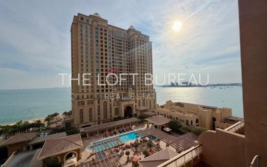 Sea View Big 2 BR | Porto Arabia’s Finest Tower