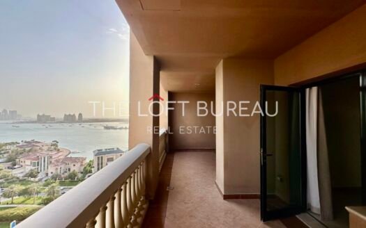 SPACIOUS LAYOUT 1BR + OFFICE | BALCONY | THE PEARL