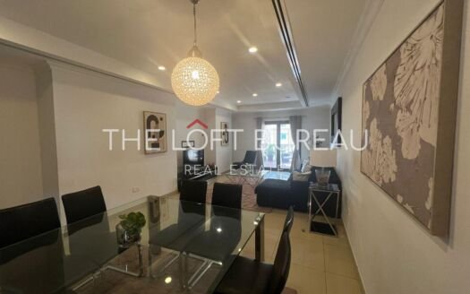 MARINA VIEW/SPACIOUS AND FULLY FURNISHED 2 BHK