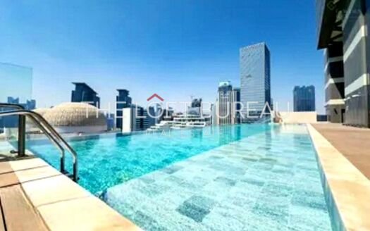 City Sea View 3BK+Maid | Large Balcony